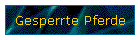 Gesperrte Pferde